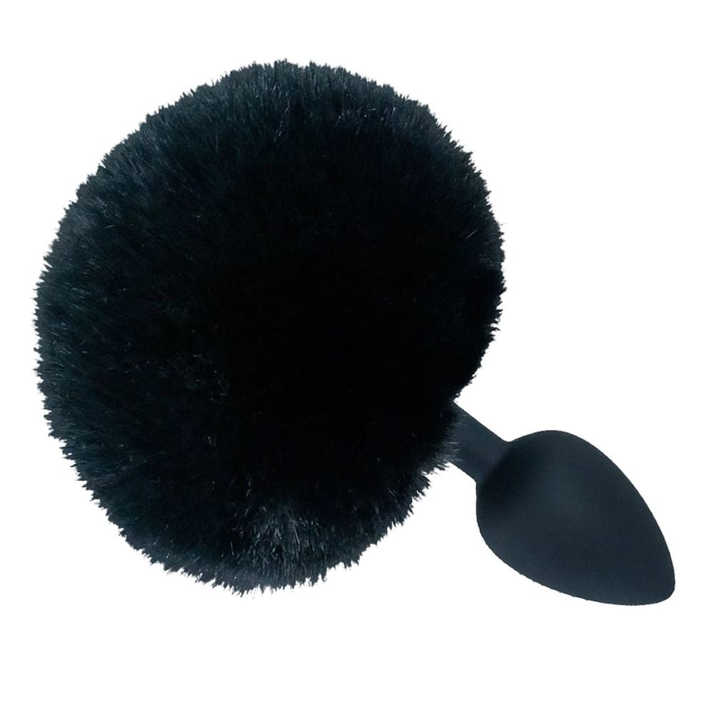 Plug Anal De Silicone Pequeno Com Rabo De Coelho