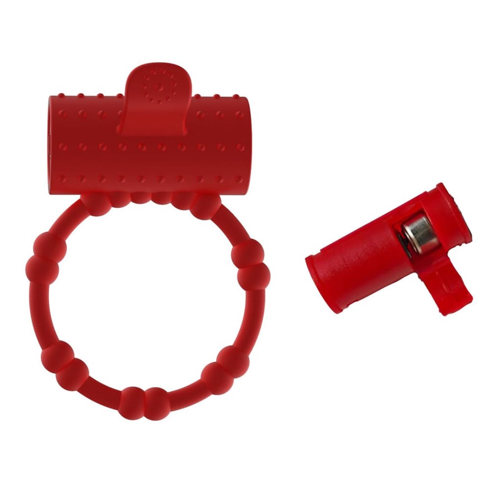 Anel Peniano Com Estimulador Língua E Com Cápsula Vibratória Vibe Toys