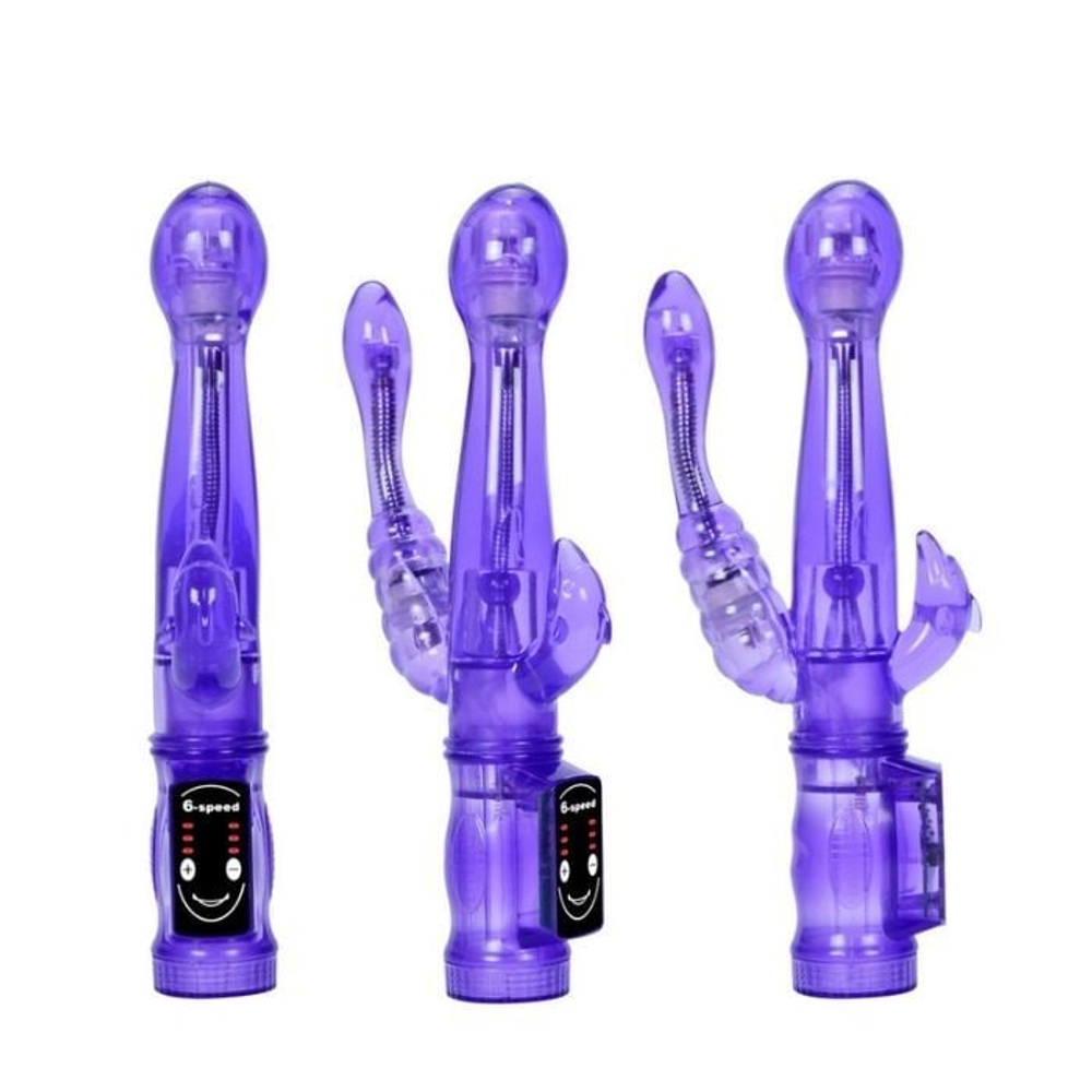 Vibrador Golfinho Duplo Estimulo 6 Modos De Vibrações Vibe Toys