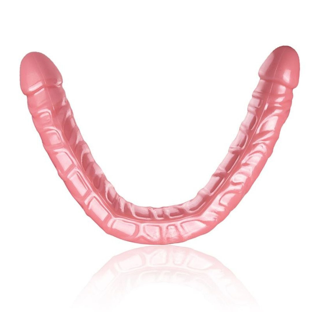 Prótese Dupla Dildo Super Realística 43 X 4cm Vibe Toys