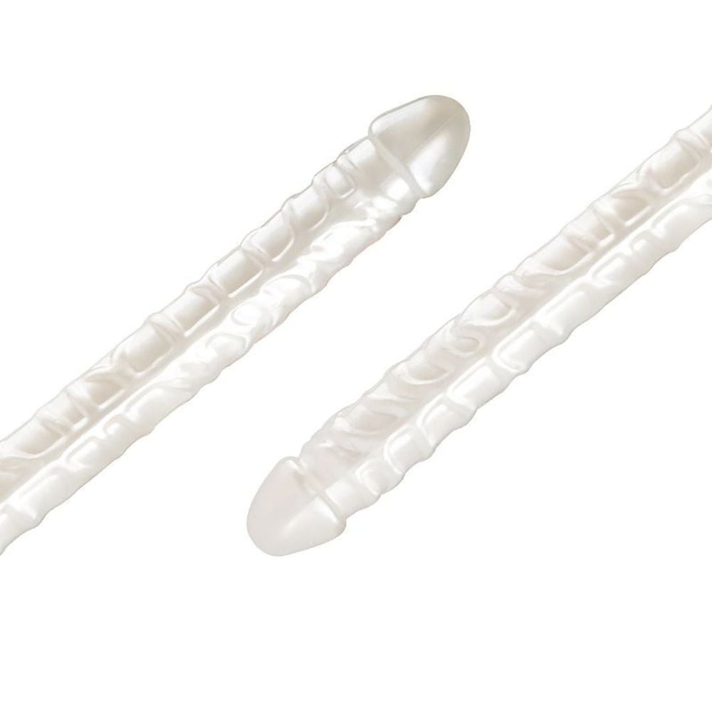 Prótese Dupla Dildo Super Realística 43 X 4cm Vibe Toys