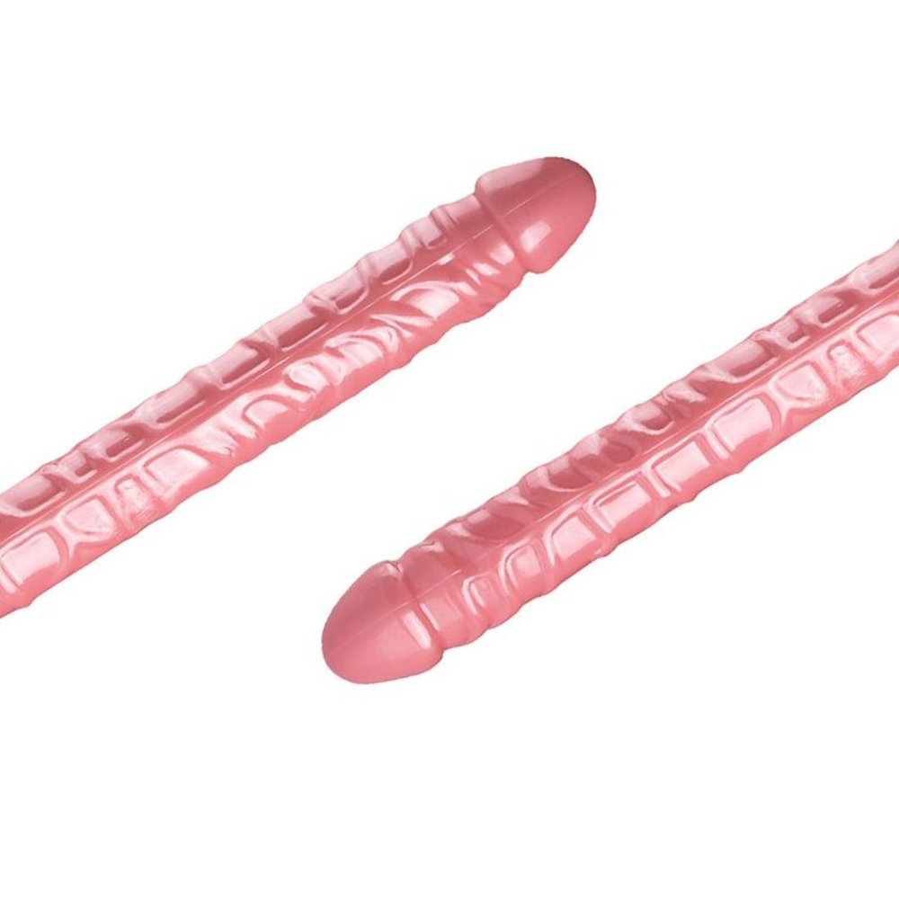 Prótese Dupla Dildo Super Realística 43 X 4cm Vibe Toys