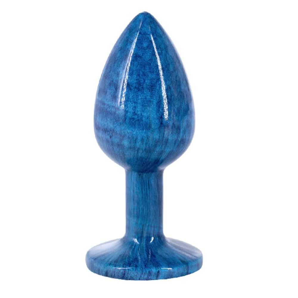 Plug Anal De Luxo Pequeno Em Acrílico Com Pedra Na Base