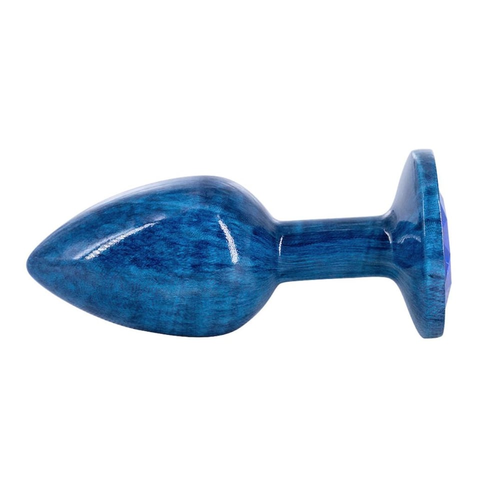 Plug Anal De Luxo Pequeno Em Acrílico Com Pedra Na Base