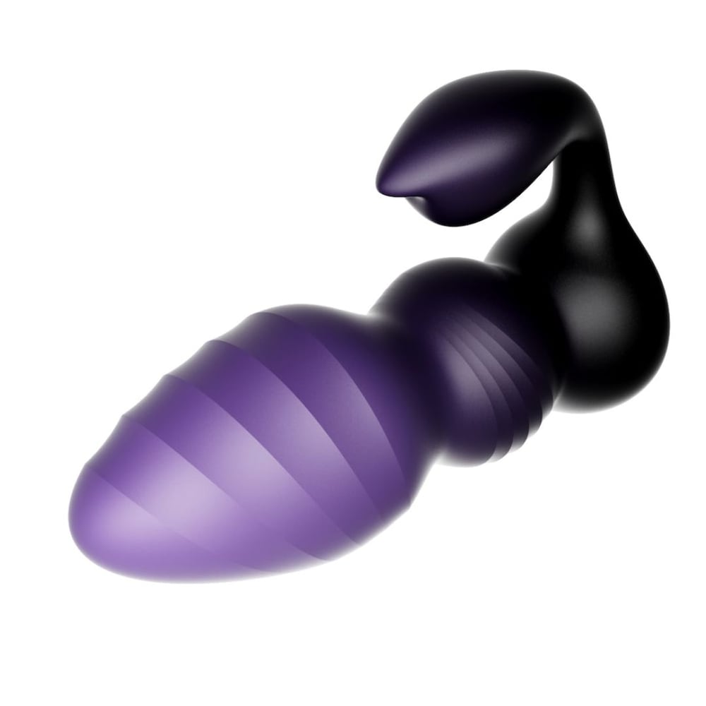 Plug Anal Gradiente Com Motor Duplo Com 7 Modos De Vibração E Controle Remoto