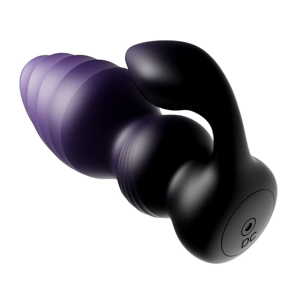 Plug Anal Gradiente Com Motor Duplo Com 7 Modos De Vibração E Controle Remoto