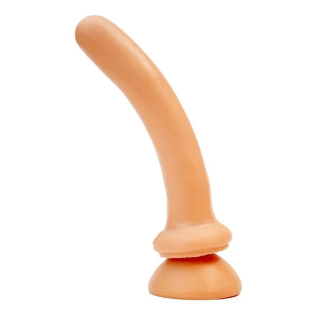 Prótese Maciça Com Ventosa 19 X 4cm Linha Soft Line Ktoy