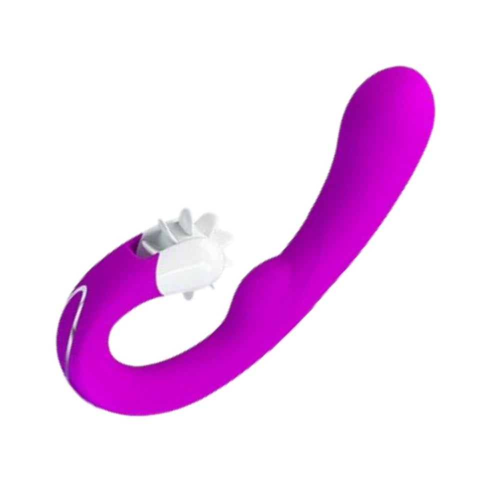 Vibrador Ponto G E Estimulador De Clitóris Magic Tongue 7 Vibrações Pretty Love