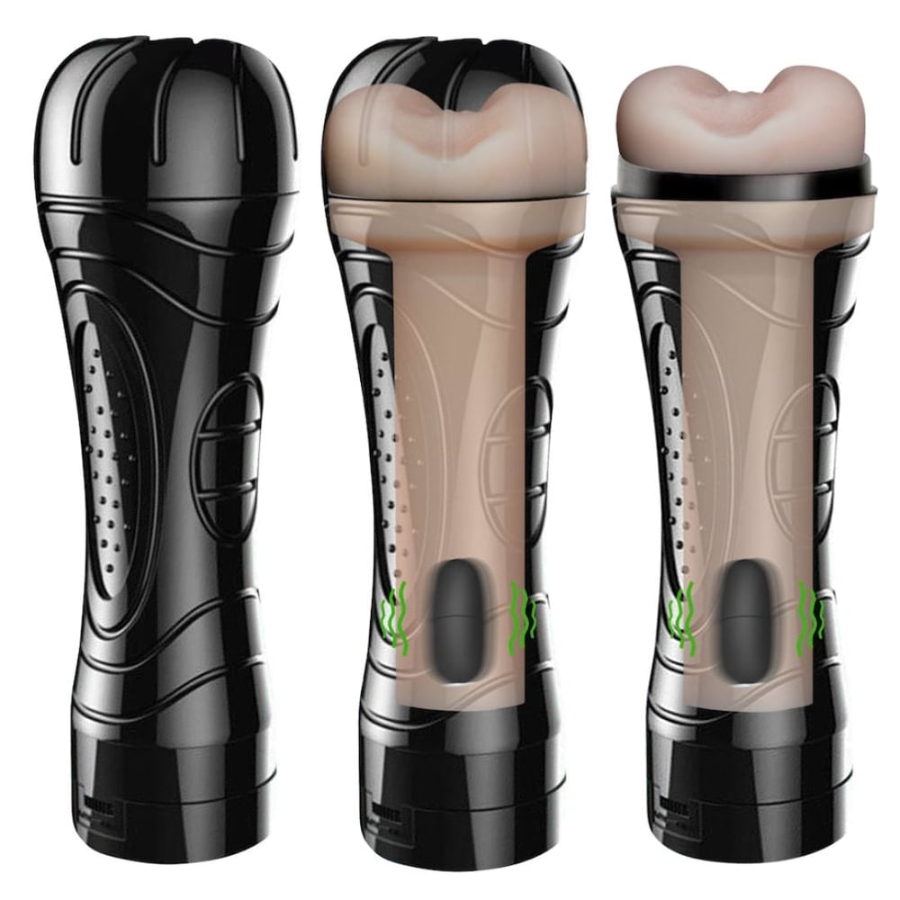 Masturbador Lanterna Formato De ânus Com Vibração Multivelocidade