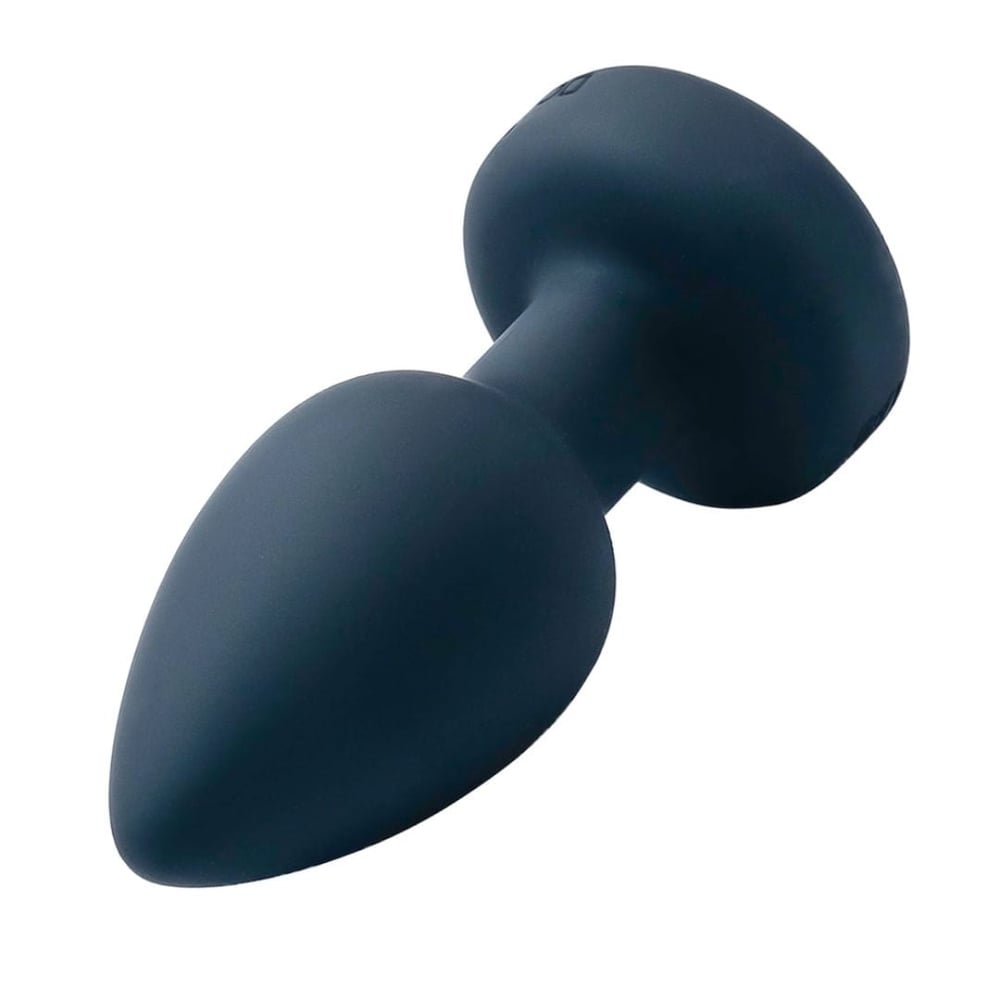 Plug Anal Em Silicone Com Led 10 Modos De Vibração