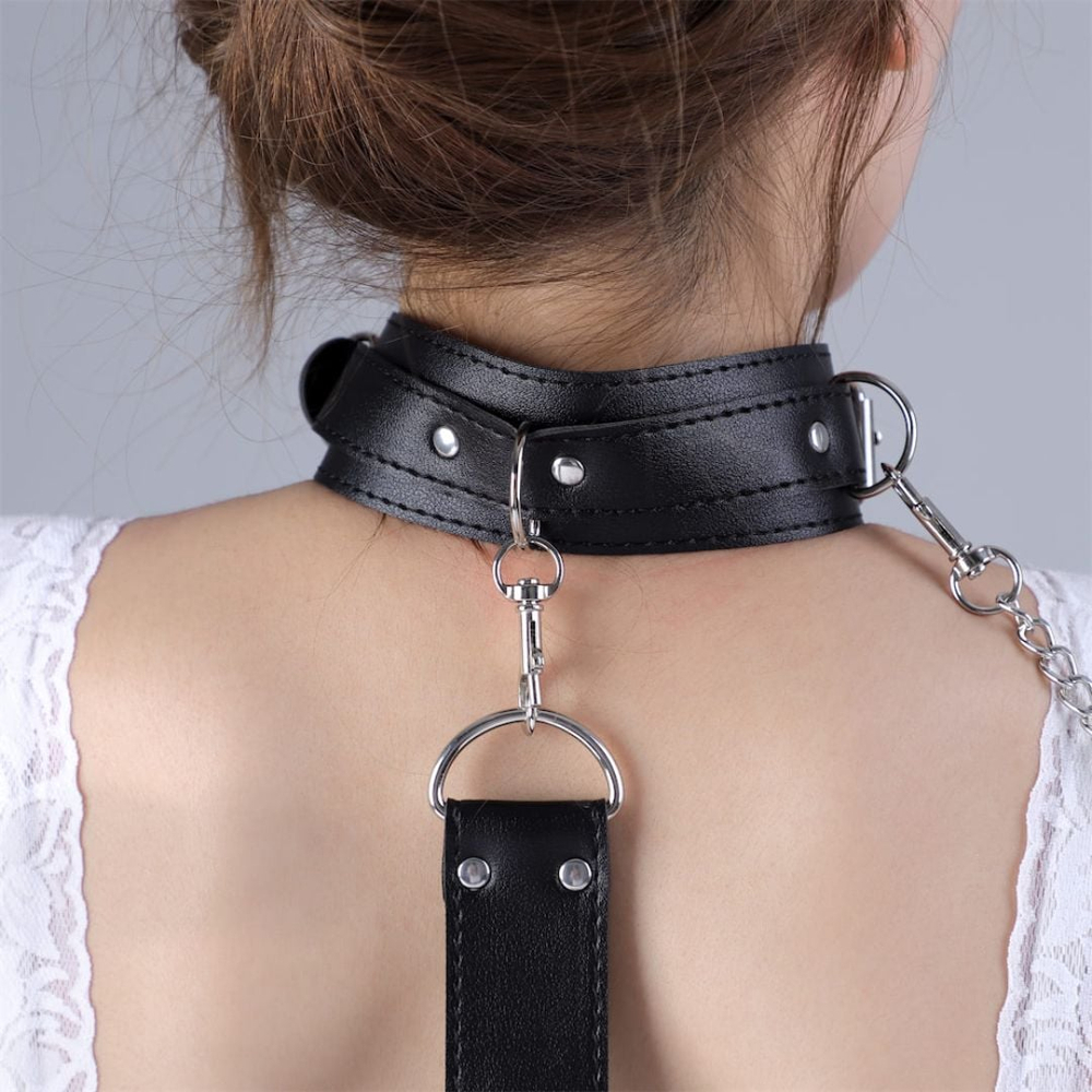 Kit Bondage Com Restrições Do Pescoço Aos Pulsos Vibe Toys