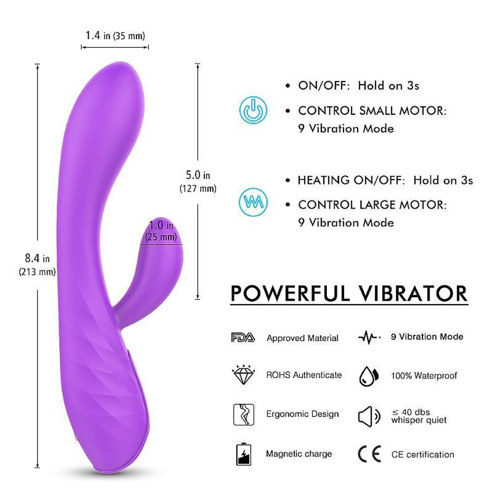 Vibrador Estimulador De Ponto G E Clitóris Recarregável Muses S-hande