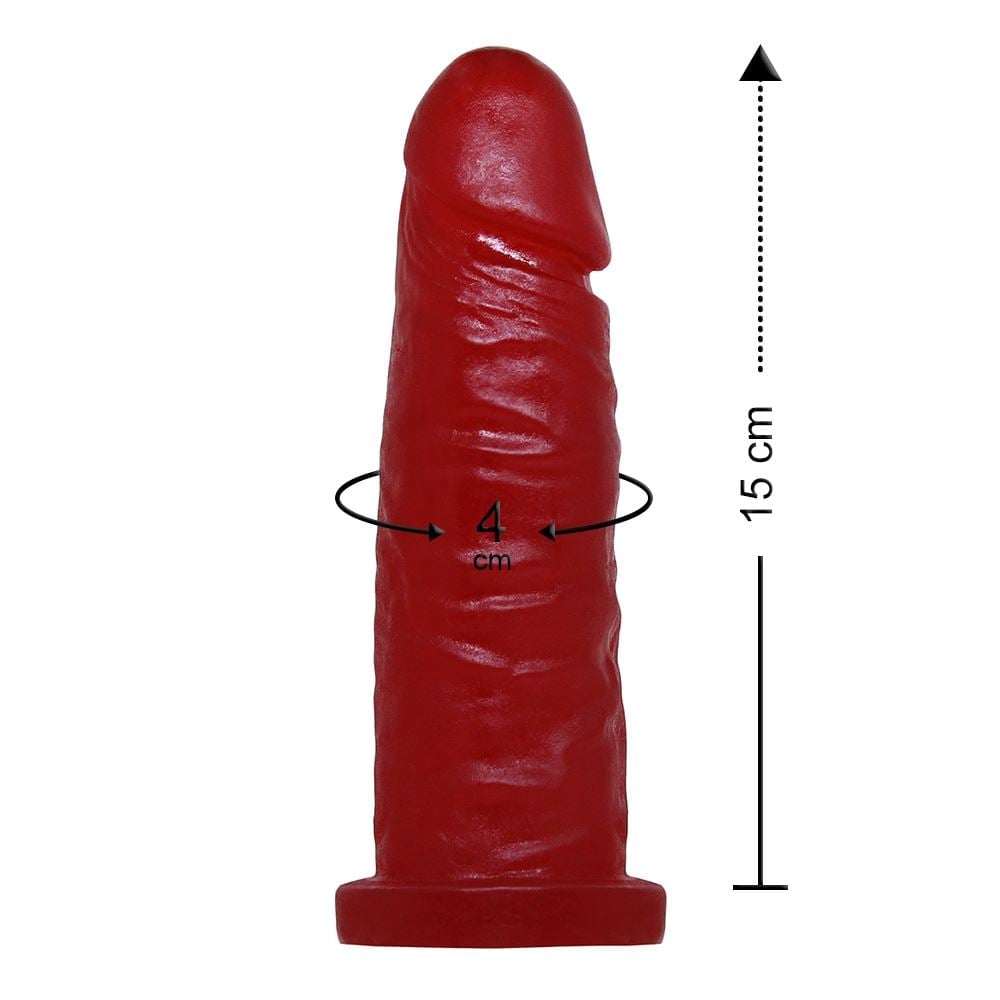 Prótese Realística Aromatizada Garanhão 14,8 X 4 Cm Prazer&cia 