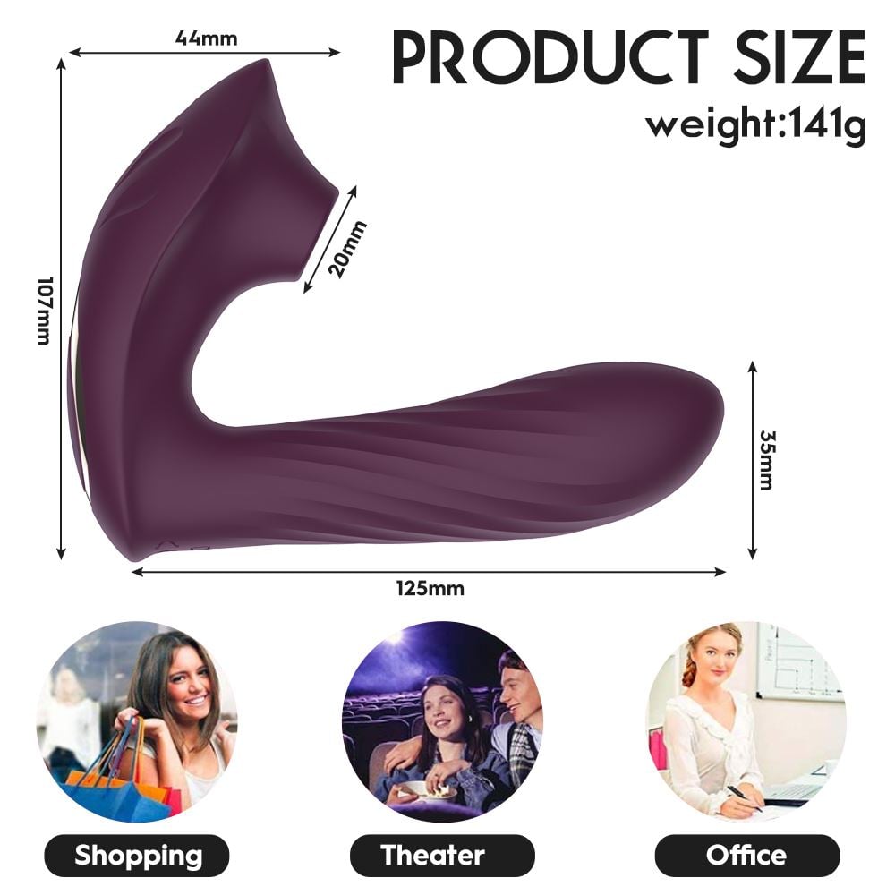 Estimulador Olena I Com Penetrador Ponto G 10 Modos De Pulsação Com Rotação Vibe Toys