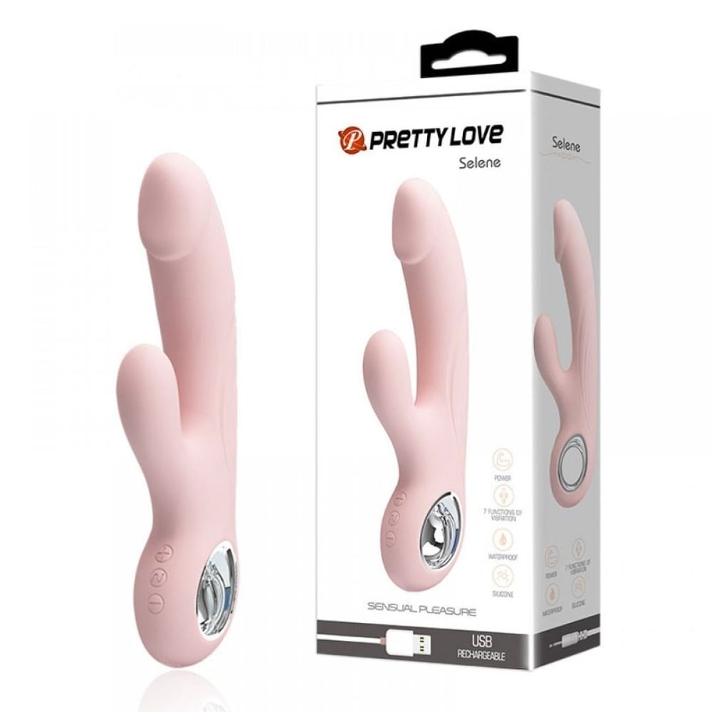 Vibrador Ponto G Com Glande Selene 7 Pulsações E 5 Vibrações Pretty Love