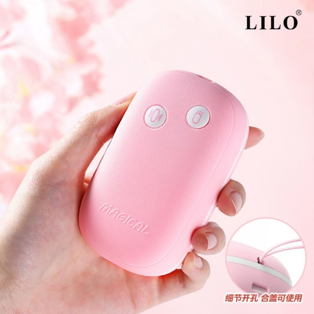 Cápsula Vibratória Dupla Magic Box Com Língua Estimuladora 12 Vibrações Lilo