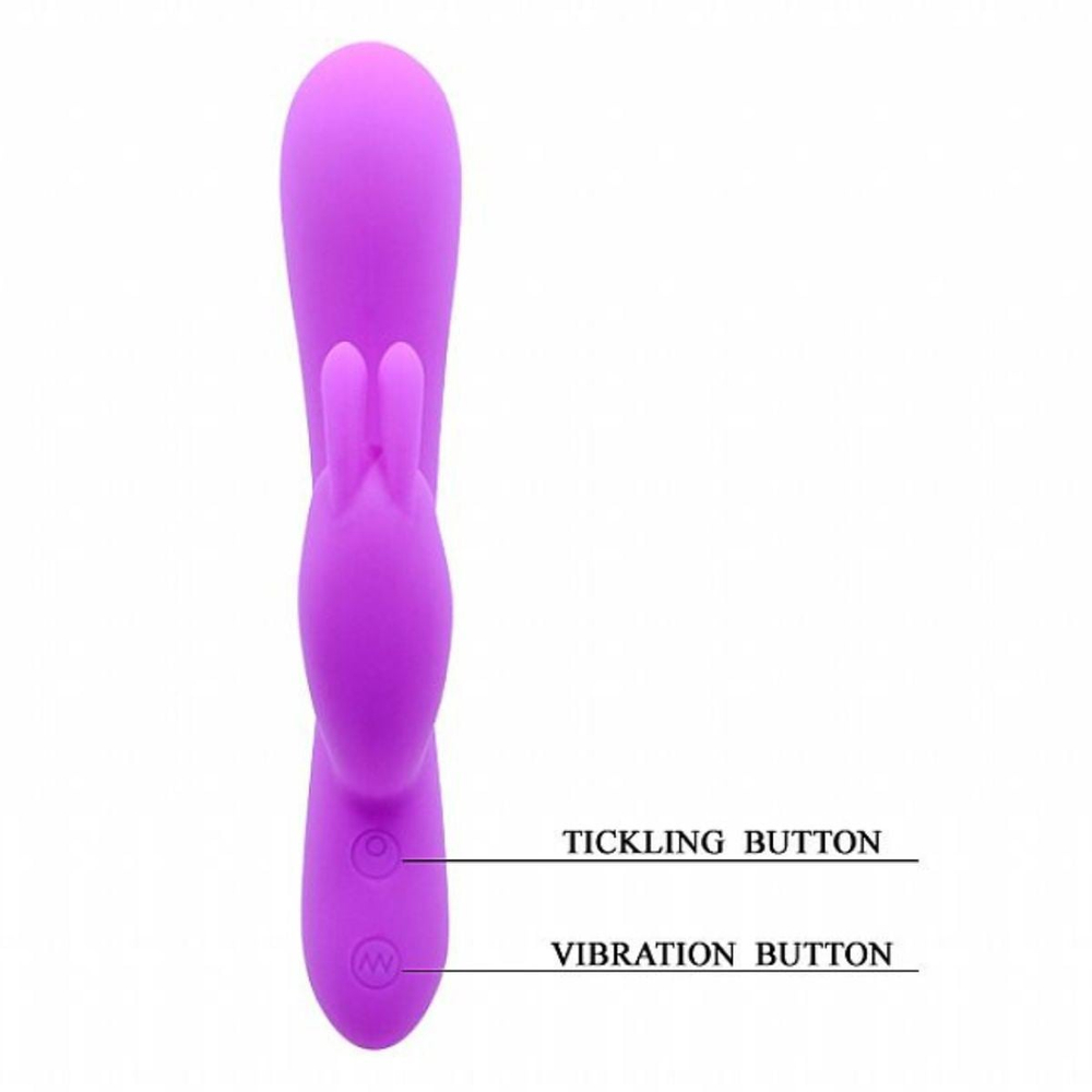 Vibrador Ponto G Com Estimulador Clitoriano Hobart 7 Modos De Vibração Pretty Love