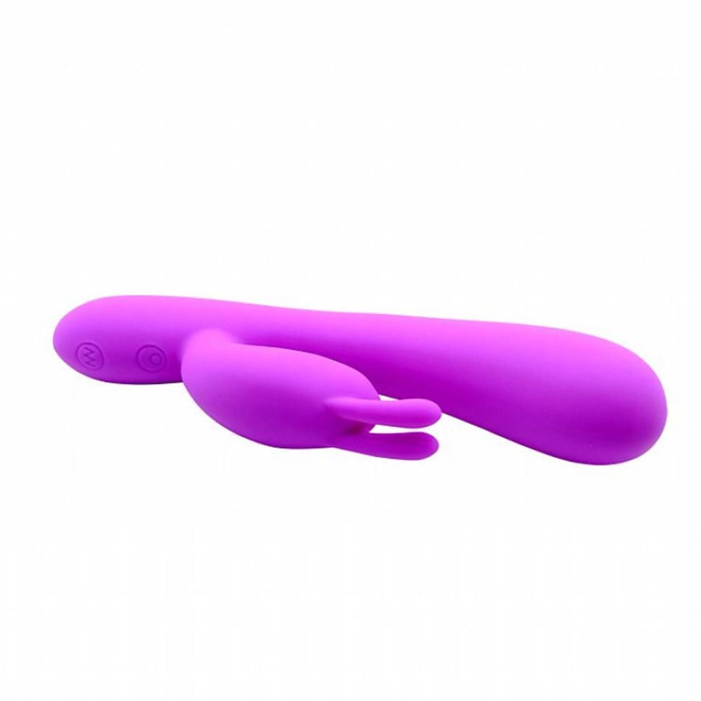 Vibrador Ponto G Com Estimulador Clitoriano Hobart 7 Modos De Vibração Pretty Love