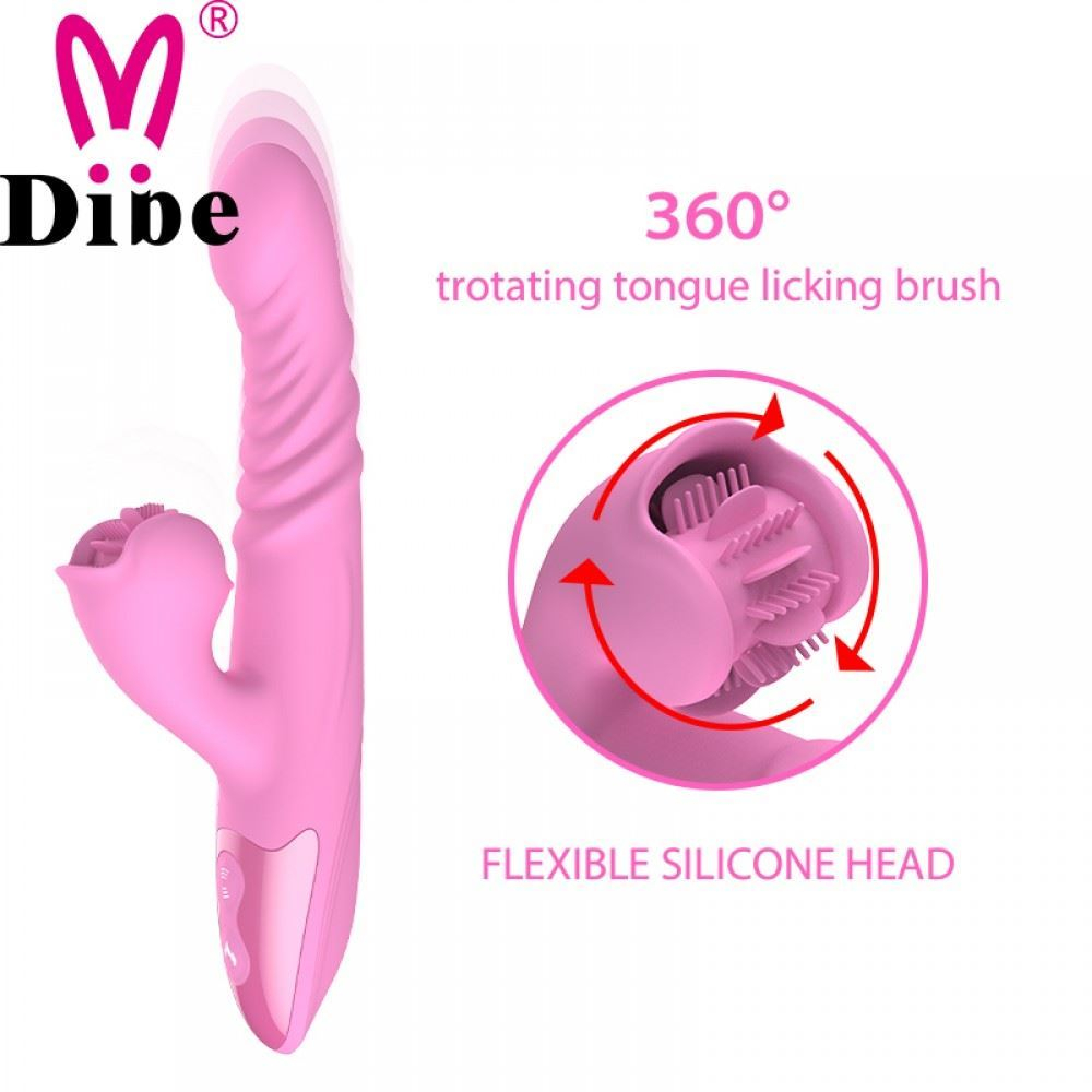 Vibrador Vai E Vem Com Estimulador Clitoriano Sex Massager