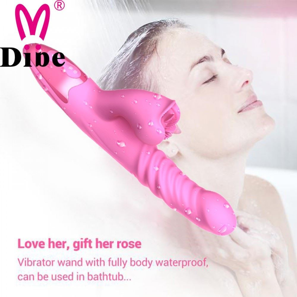 Vibrador Vai E Vem Com Estimulador Clitoriano Sex Massager