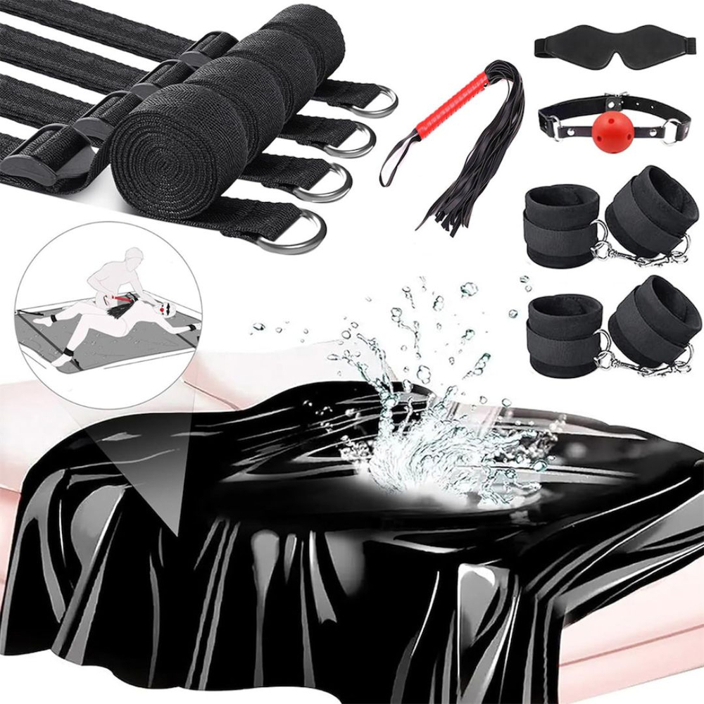 Kit De Bondage Para Cama A Prova D´ Agua Vibe Toys