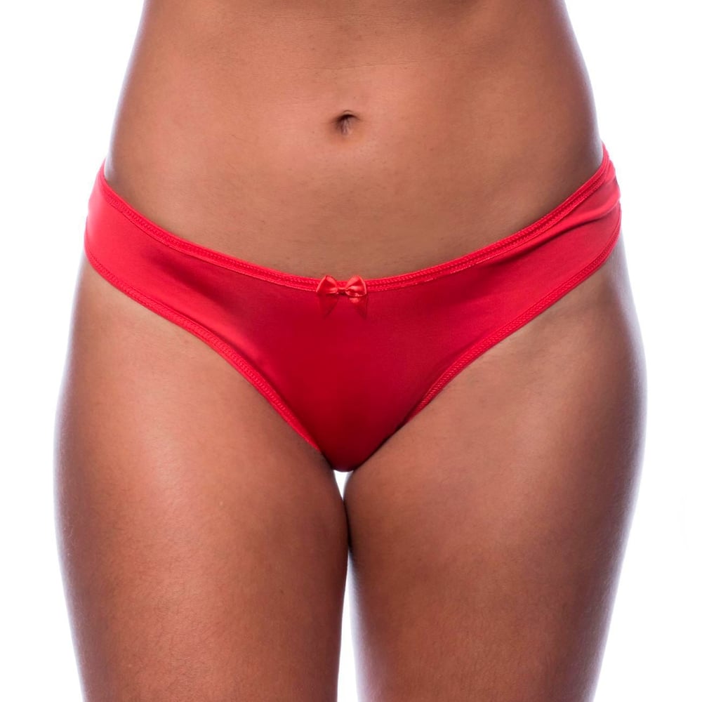 Calcinha Fio Dental Aplicação De Strass Playboy Patitex