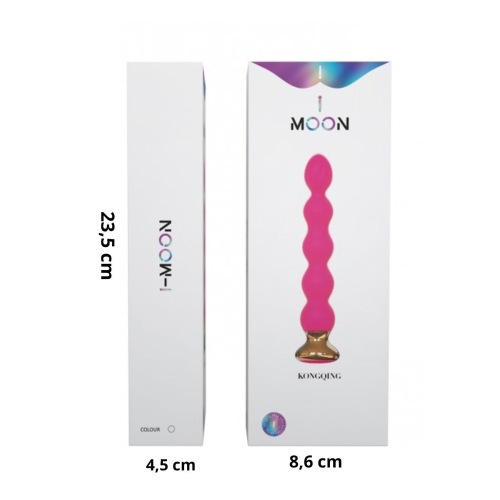 Plug Anal Kongqing Recarregável Em Silicone 10 Vibrações Imoon
