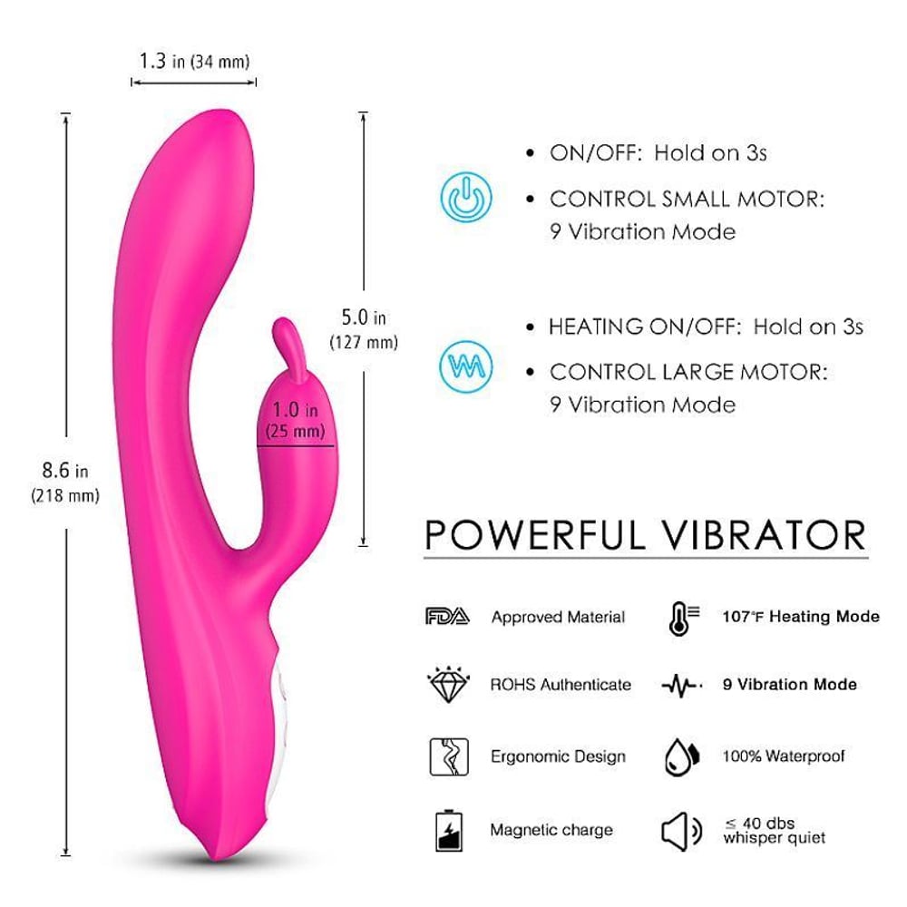  Vibrador Massageador Naughty 9 Modos De Vibração S-hande