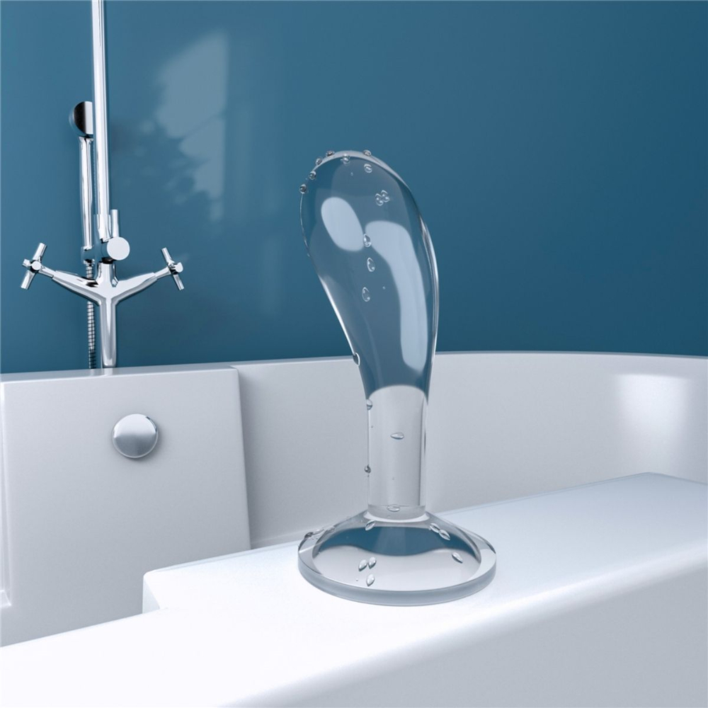 Plug Anal Com Ventosa 15 X 4cm Flawless Clear Lovetoy