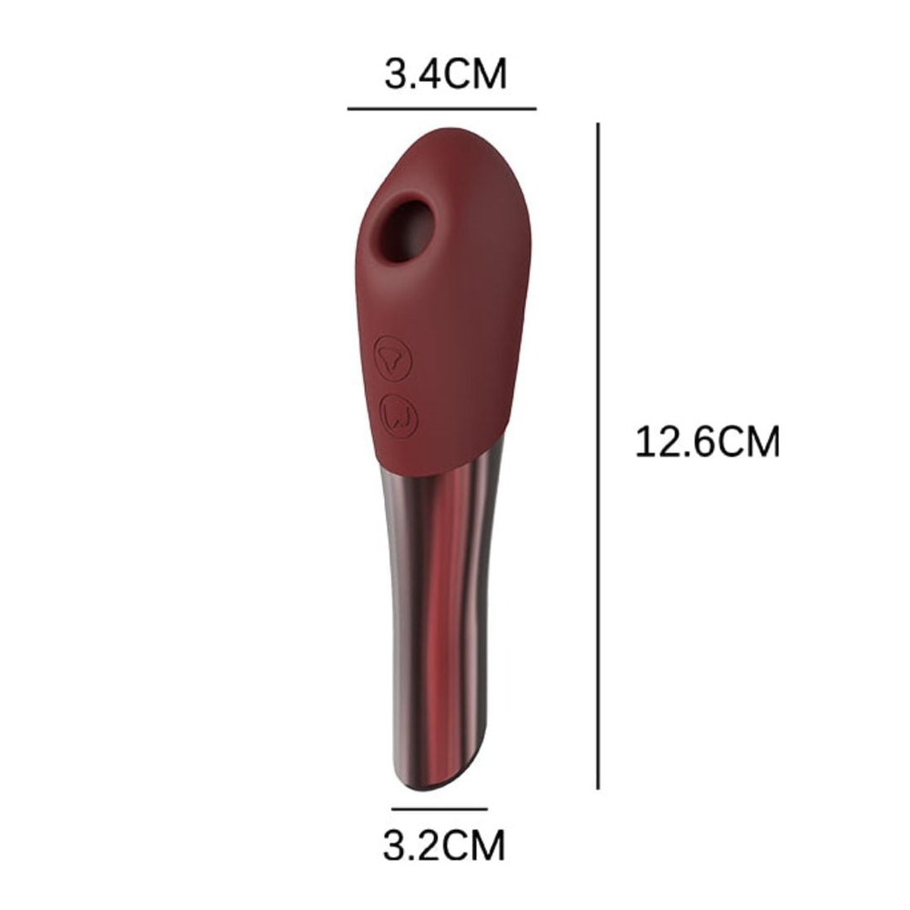 Vibrador Duplo Pulse 10 Modos De Vibração E 5 Modos De Pulsação