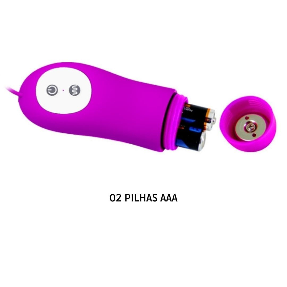 Cápsula Vibratória Eunice Com Controle 12 Vibrações Pretty Love