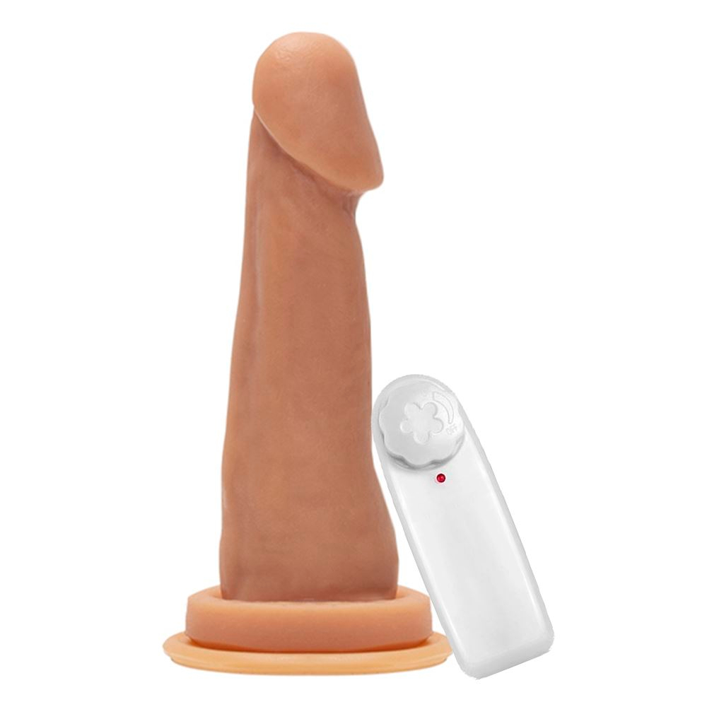 Prótese Maciça Com Vibro E Ventosa 16 X 4,7cm êxtase