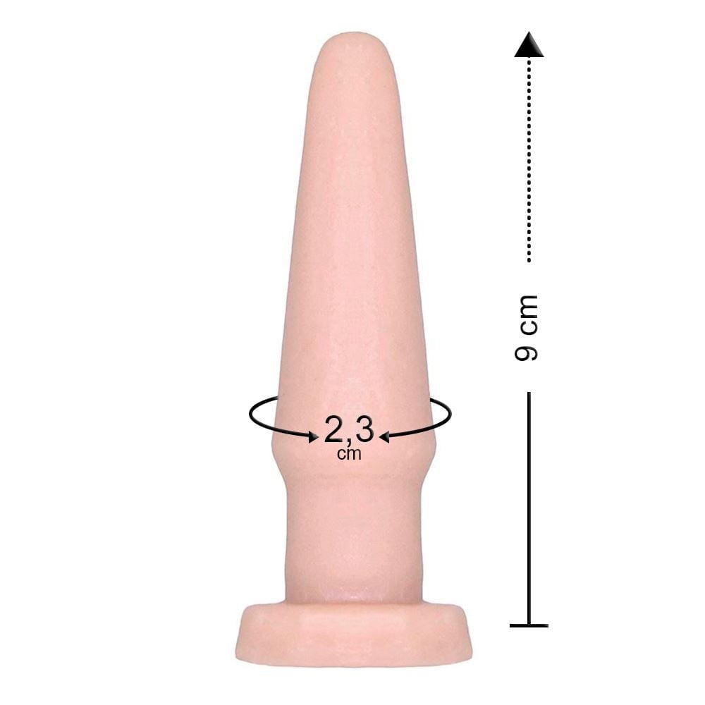 Plug Anal Maciço 9 X 2,3cm êxtase