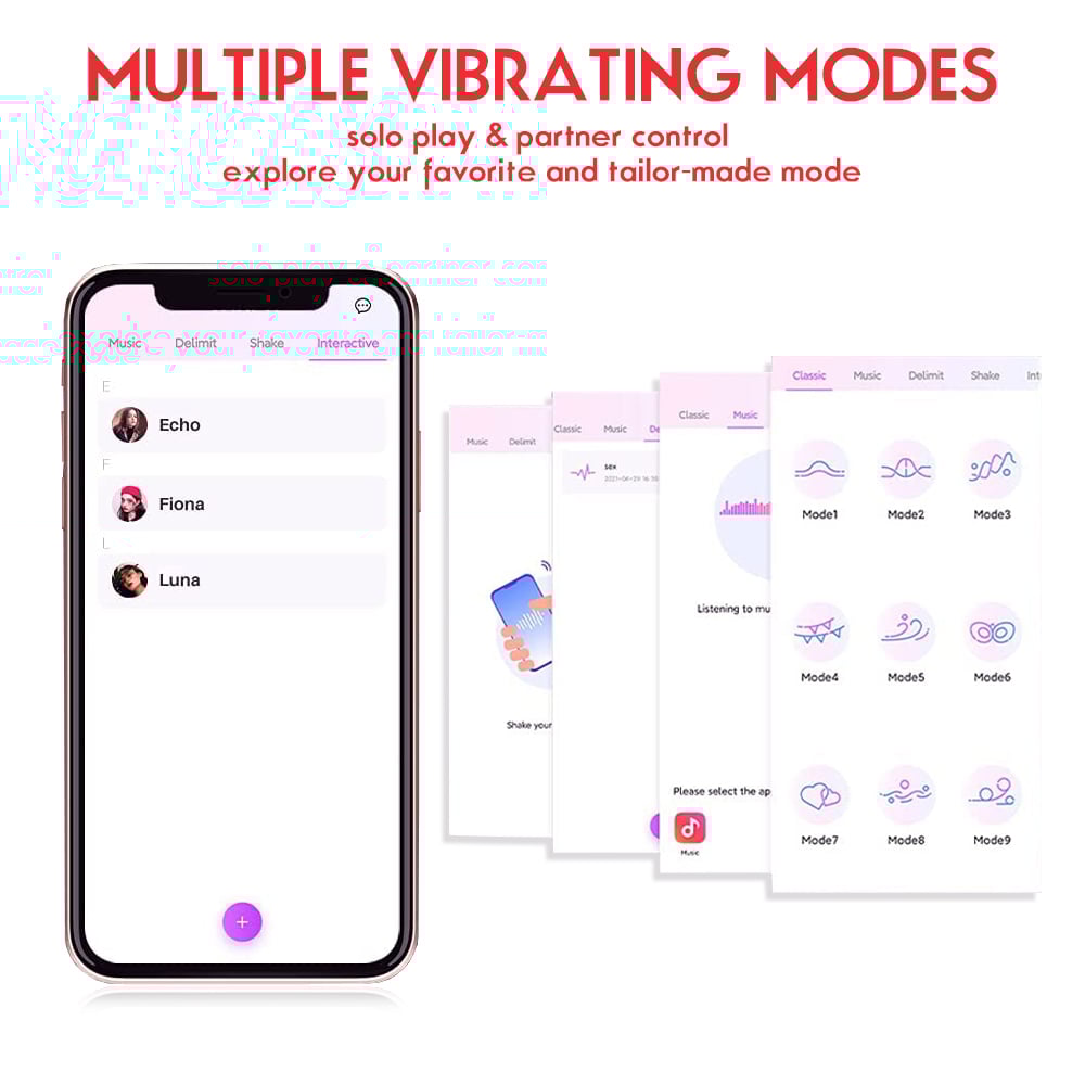 Vibrador Ponto G Aurora 10 Vibrações E Rotação App Control Vibe Toys