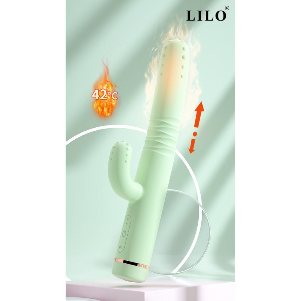 Vibrador  Ponto G Cactus 10 Modos De Vibração E 7 Modos Vai E Vem Lilo