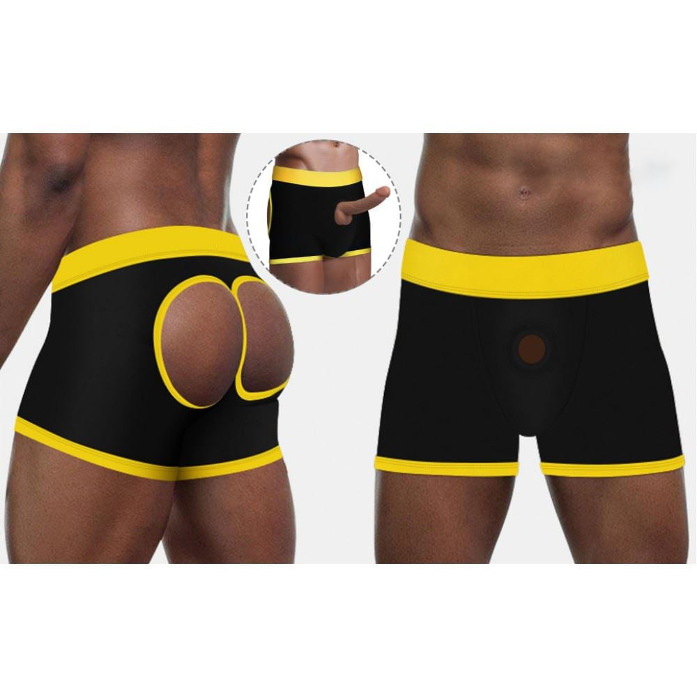 Cueca Boxer Unissex Horny Strapon Com Abertura Lovetoy