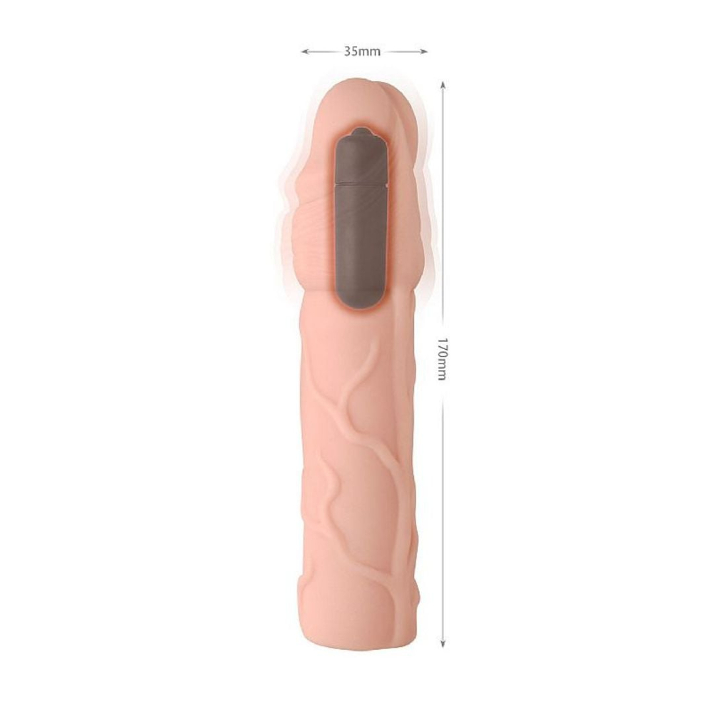 Fantastic Extender Capa Peniana Com Vibrador 17x3,5cm Vibe Toys