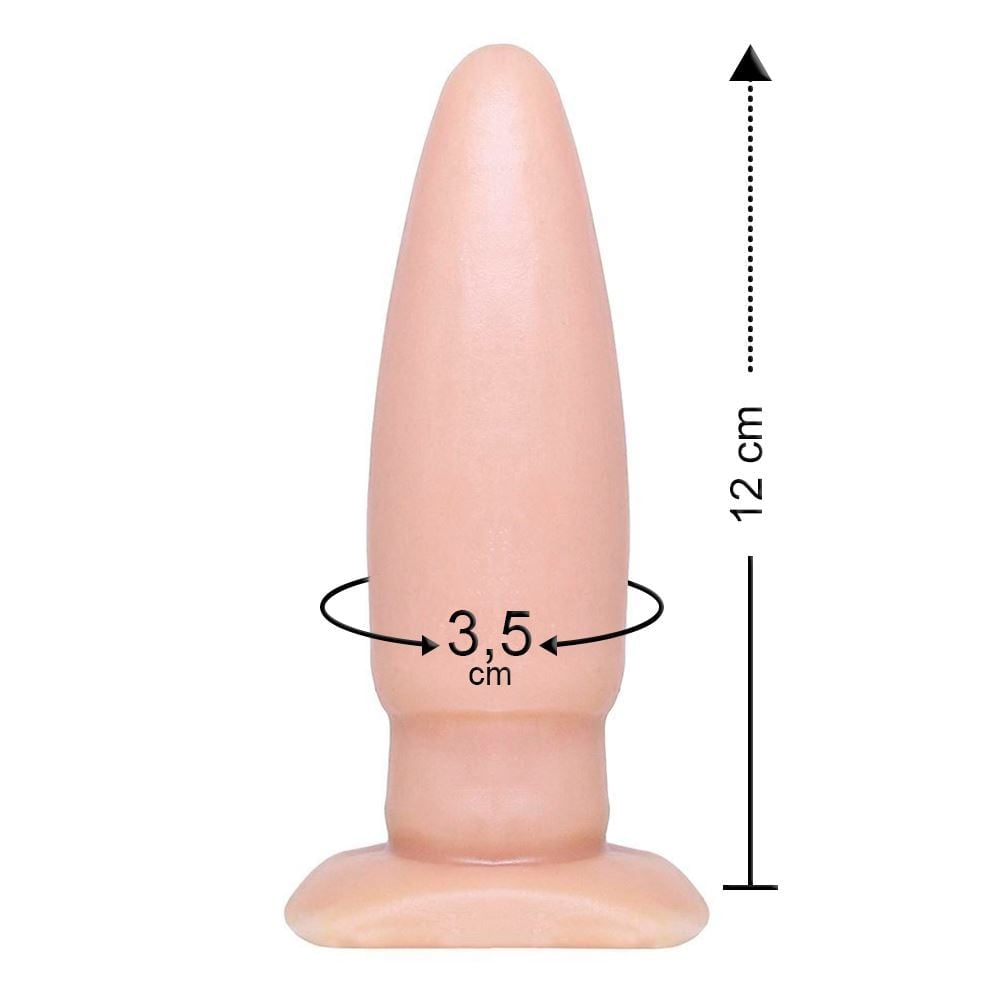Plug Anal Maciço 12 X 3,5cm êxtase