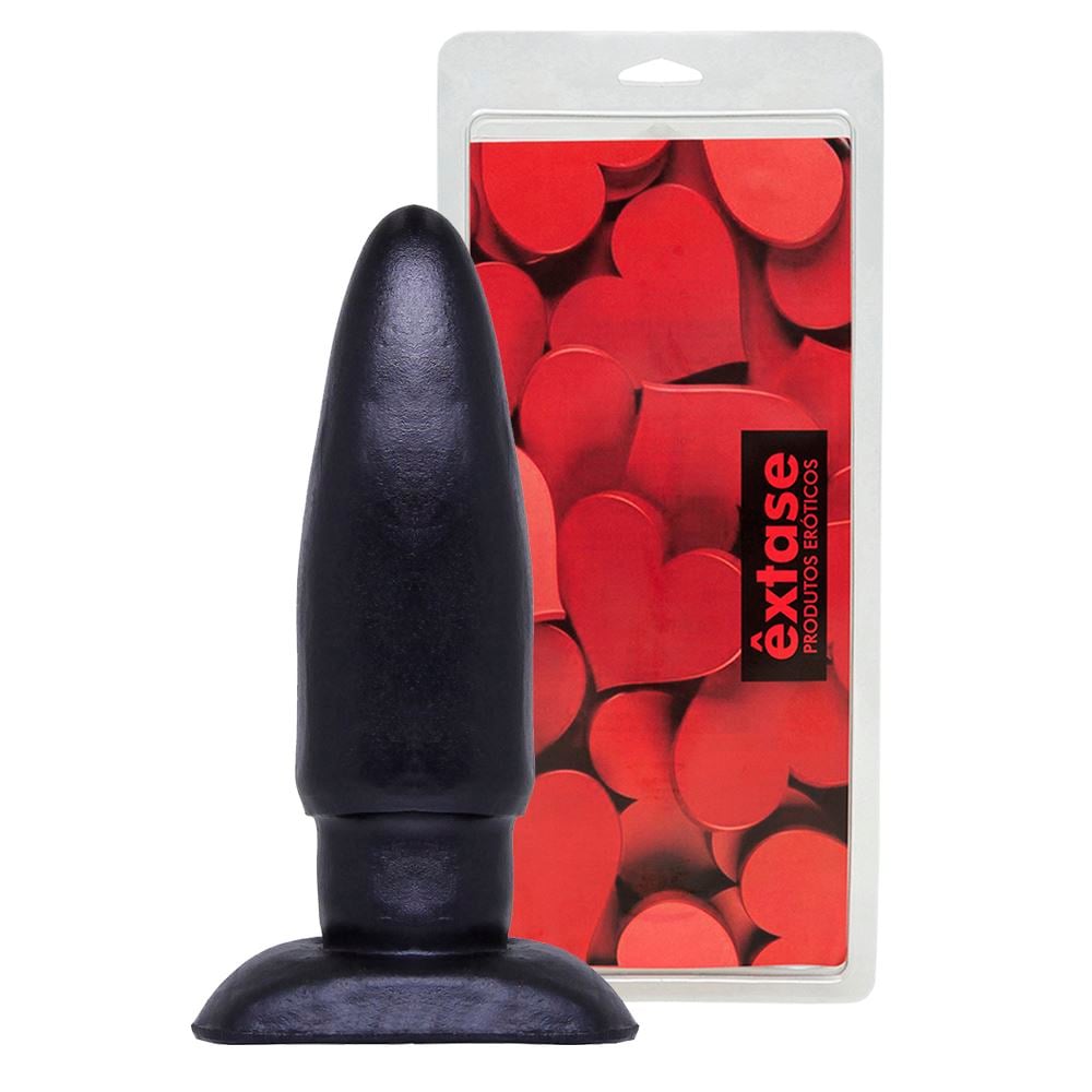 Plug Anal Maciço 12 X 3,5cm êxtase