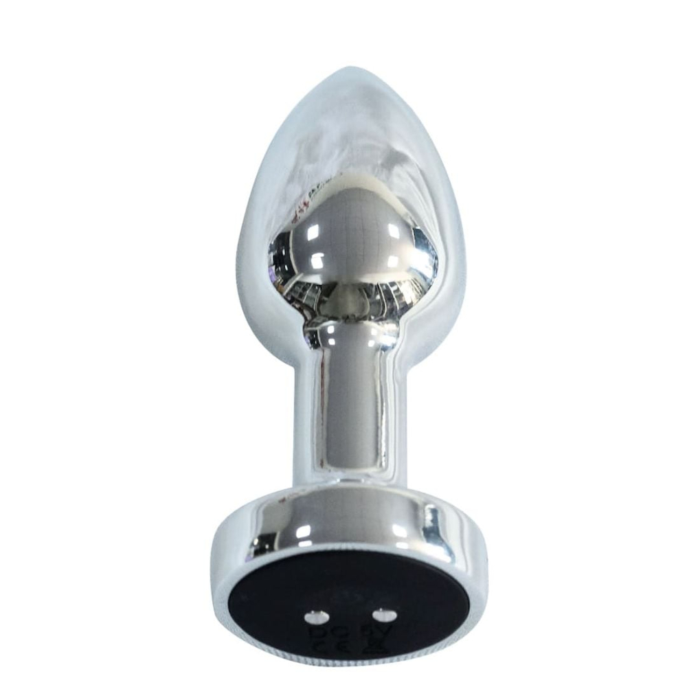 Plug Anal Em Aço 10 Modos De Vibração Com Controle Remoto Sem Fio Vibe Toys