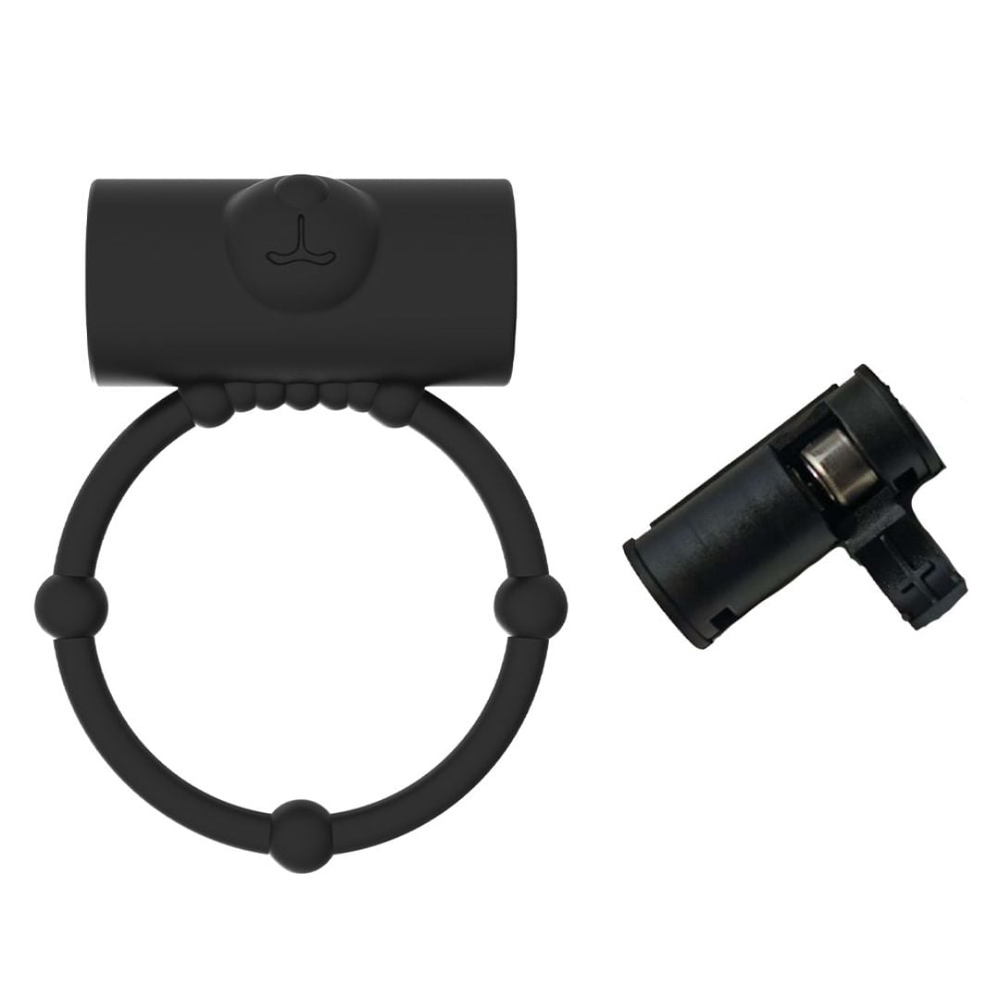 Anel Silicone Ursinho Flexível Com Cápsula Vibratória Vibe Toys