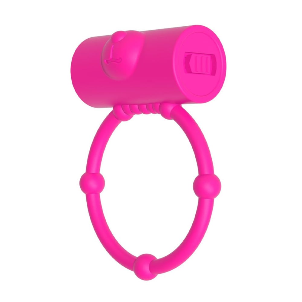 Anel Silicone Ursinho Flexível Com Cápsula Vibratória Vibe Toys