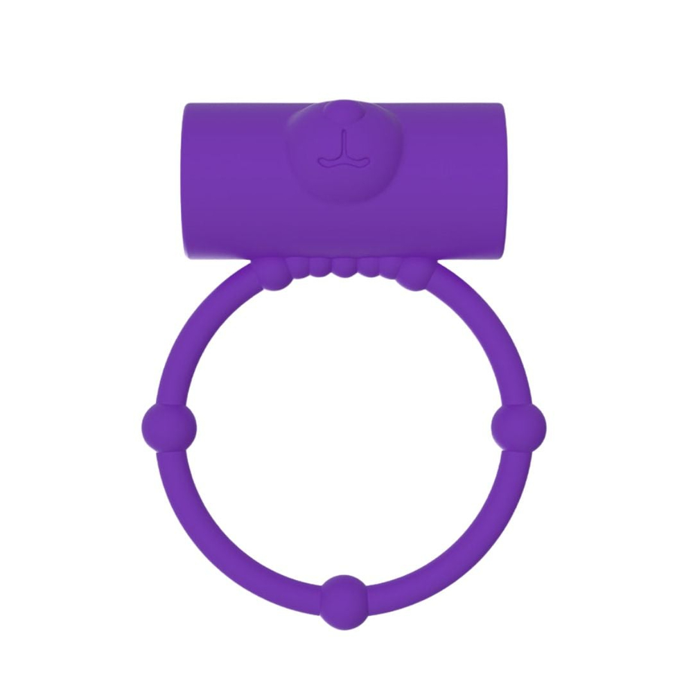 Anel Silicone Ursinho Flexível Com Cápsula Vibratória Vibe Toys