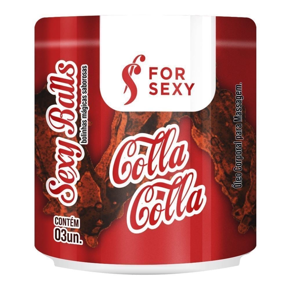 Sexy Balls Beijável óleo Corporal Em Bolinha 3uni Forsexy