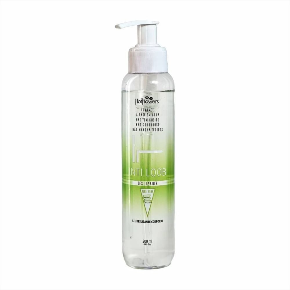 Inti Loob Gel Deslizante Corporal Aloe Vera 200ml Hot Flowers