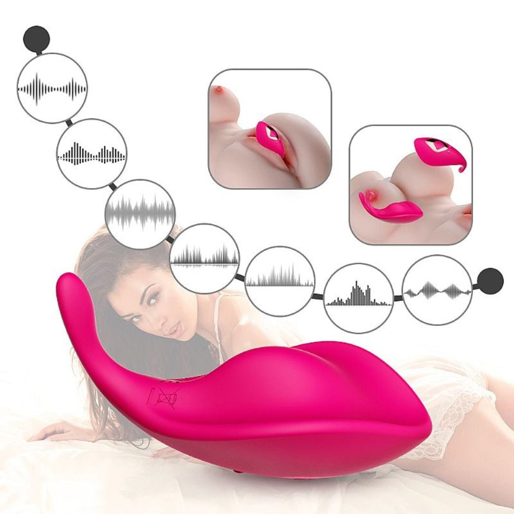 Estimulador De Clitóris 7 Vibrações Com Controle Remoto Dibe