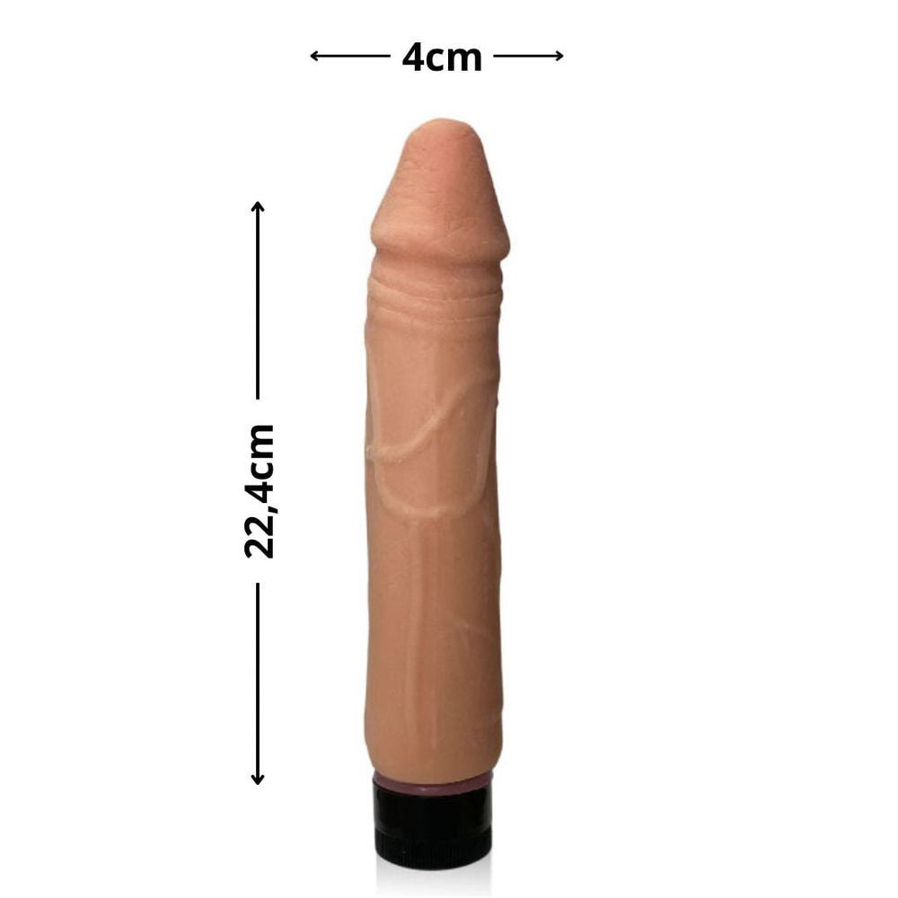 Pênis Realístico Com Vibração Multivelocidades 9.5 Vibe Toys