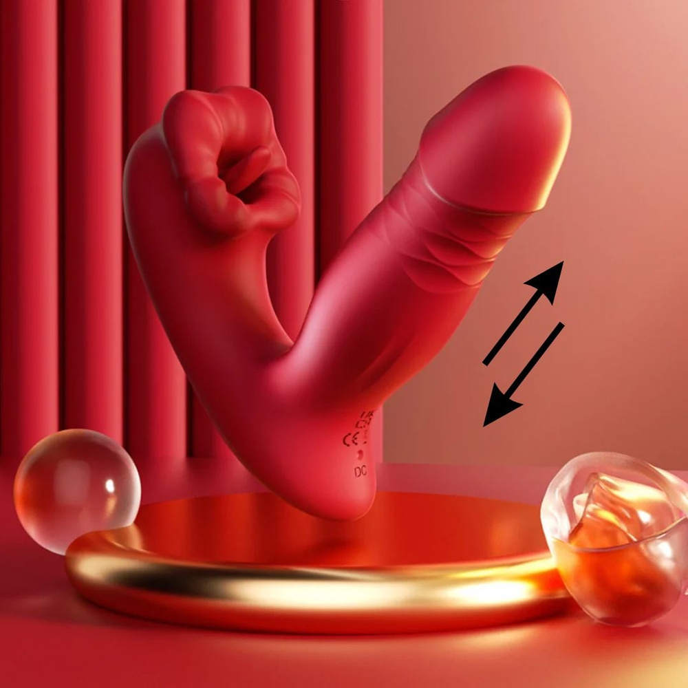 Vibrador Vai E Vem Com Boca Estimuladora Por Aplicativo Vibe Toys