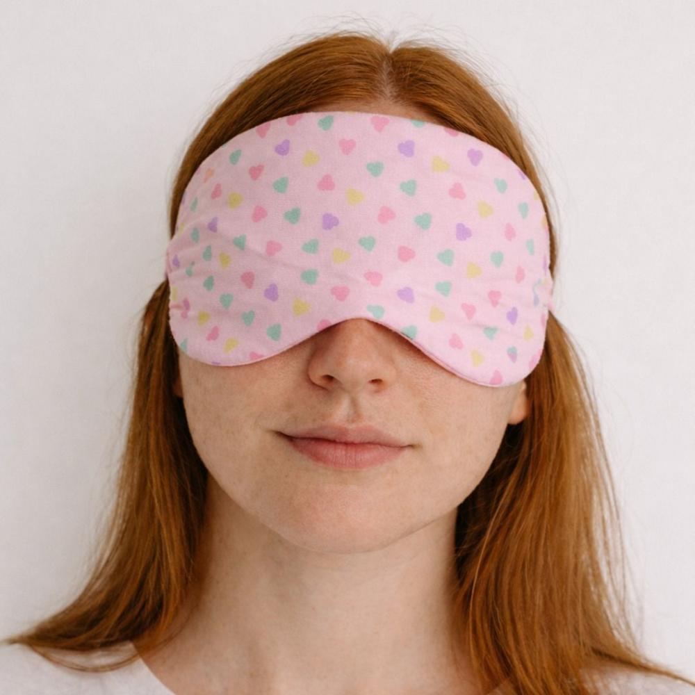 Máscara Para Dormir Tapa Olhos Coraçãozinho Vibe Toys