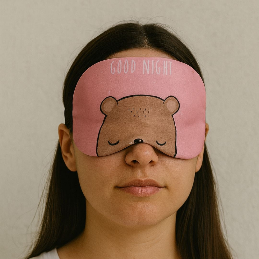 Máscara Para Dormir Tapa Olhos Ursinho Vibe Toys